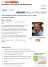 Therapeutics and Clinical Risk Management雜志封面